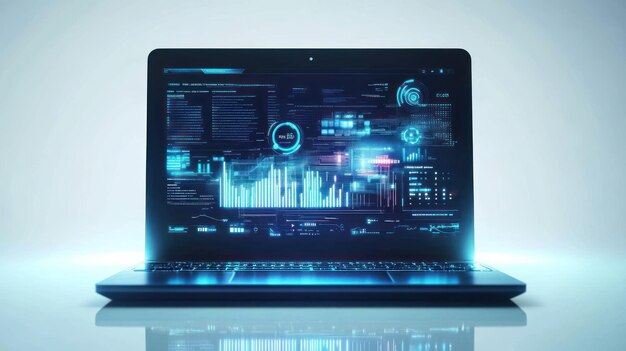 Computer vision application analyzing visual data using advanced AI models