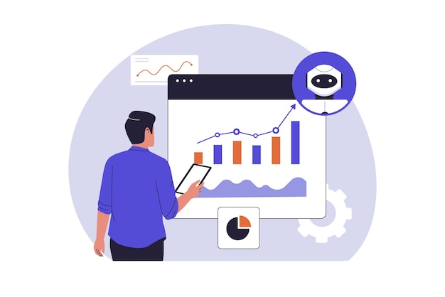Smart data analytics dashboard powered by artificial intelligence algorithms